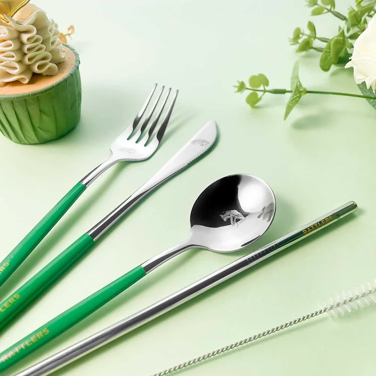 FAMU Flatware (Kelly Green Handle)