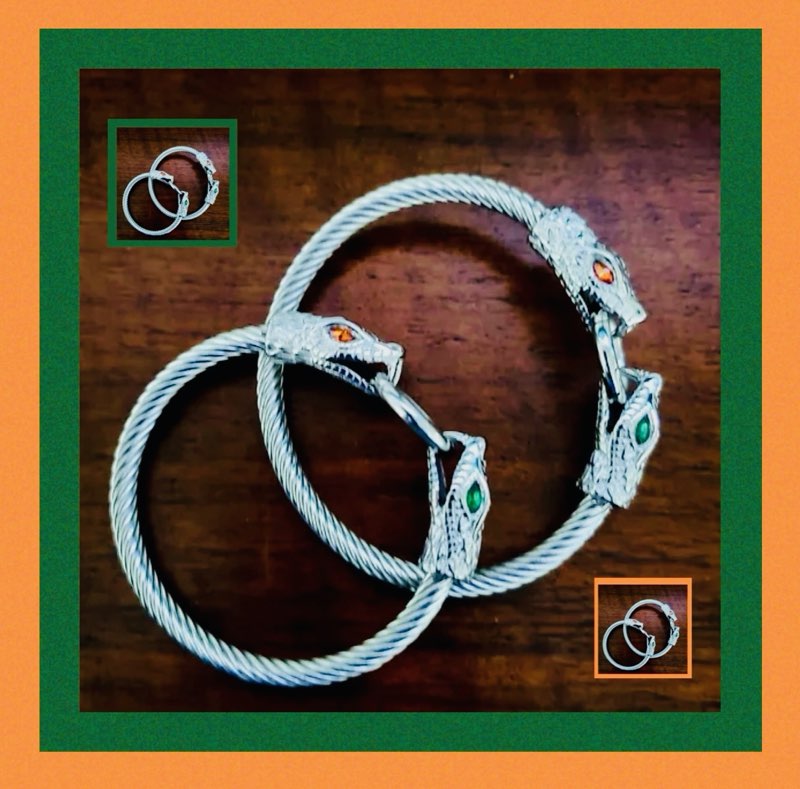 FAMU Small Snake Head Bracelet